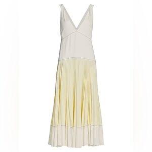 Proenza Schouler White Label color-block pleated dress